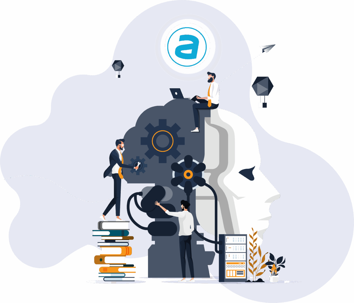 artificial intelligence and data vector