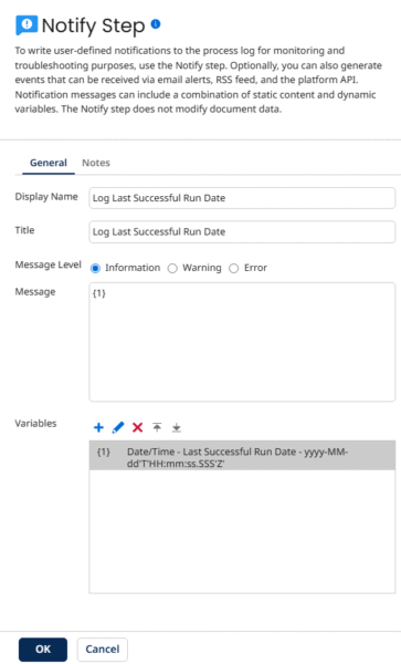 Logging the Boomi Last Successful Run Date