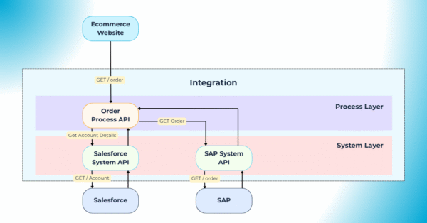Typography eliminating experience layer and exposing REST resources via process API