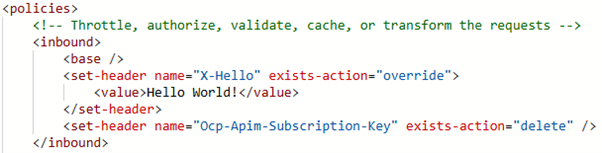 Figure 9 - REmove Header from HTTP Response
