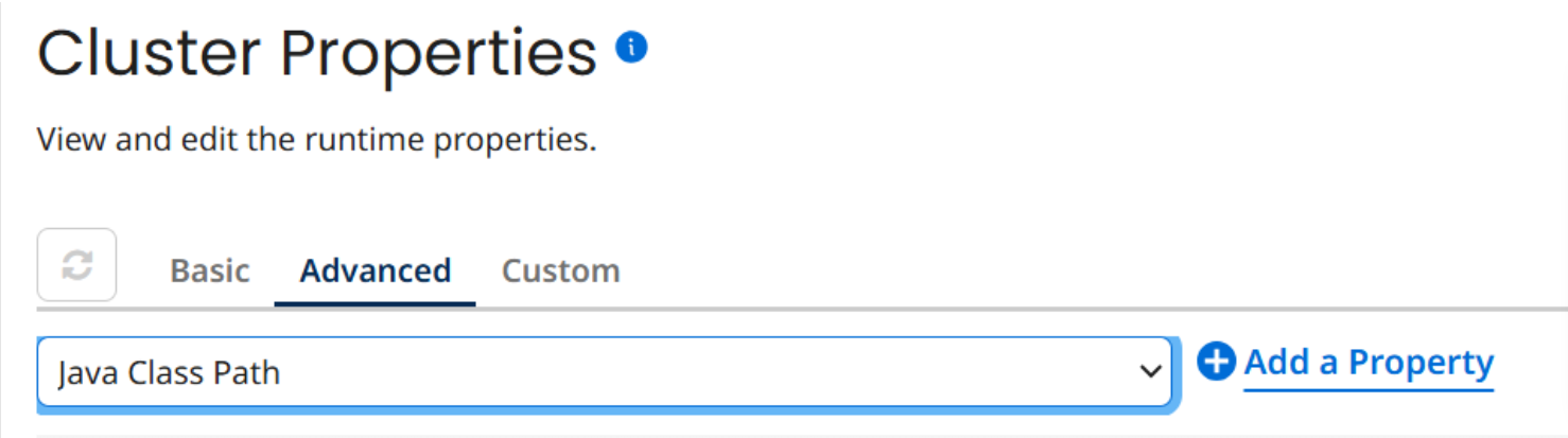 Java class path configuration