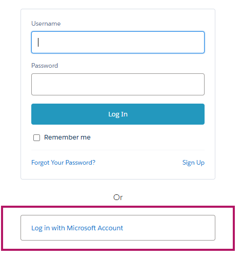 Single Sign-On using Microsoft