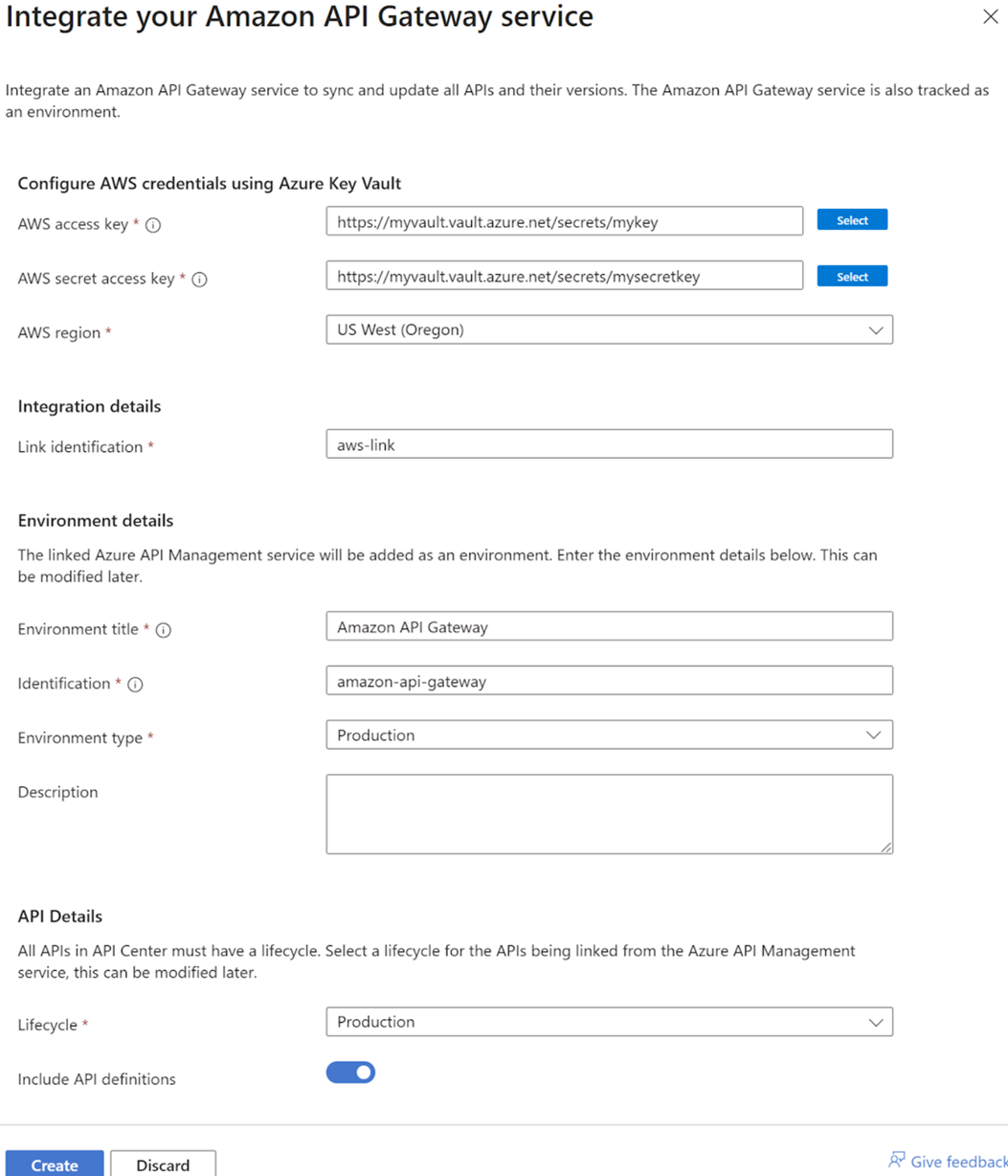 Synchronise APIs from Amazon API Gateway