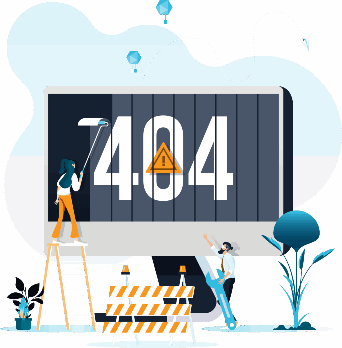 404 error vector